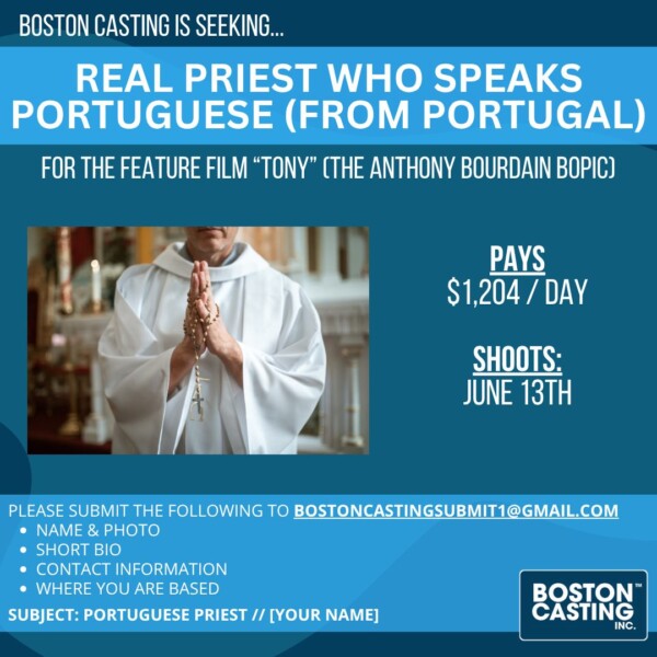 Seeking... REAL PRIEST WHO SPEAKS FLUENT PORTUGUESE (FROM PORTUGAL)! 🎥 ⭐️
